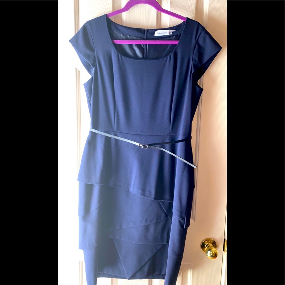 Navy Calvin Klein Dress